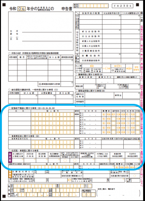 確定申告書2表