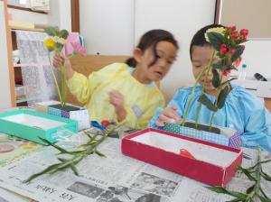 ゆり　生け花4