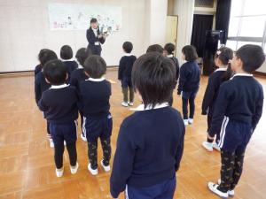 佐保幼稚園　三学期始業式2