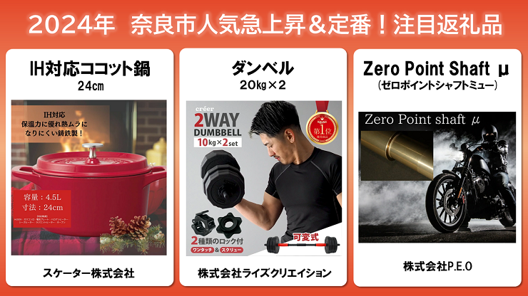2024年奈良市人気急上昇&定番！注目返礼品