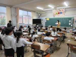 1年生の授業見学