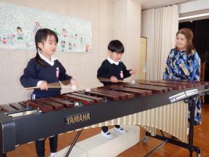 佐保幼　あのねの会　マリンバ演奏3