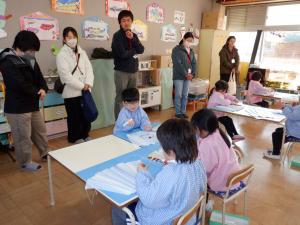 佐保幼稚園　保育参観様子
