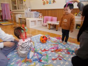 紙が頭に乗っちゃった