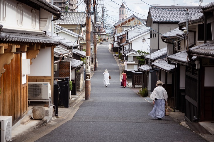 ならまちの街並み