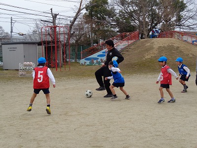 コーチ・先生との試合よく頑張りましたの画像