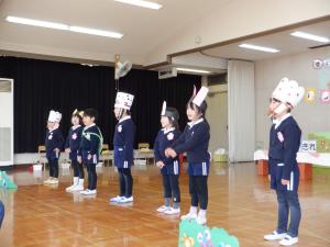 佐保幼　いちご組生活発表会5