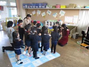 子どもリーダーで体ほぐし