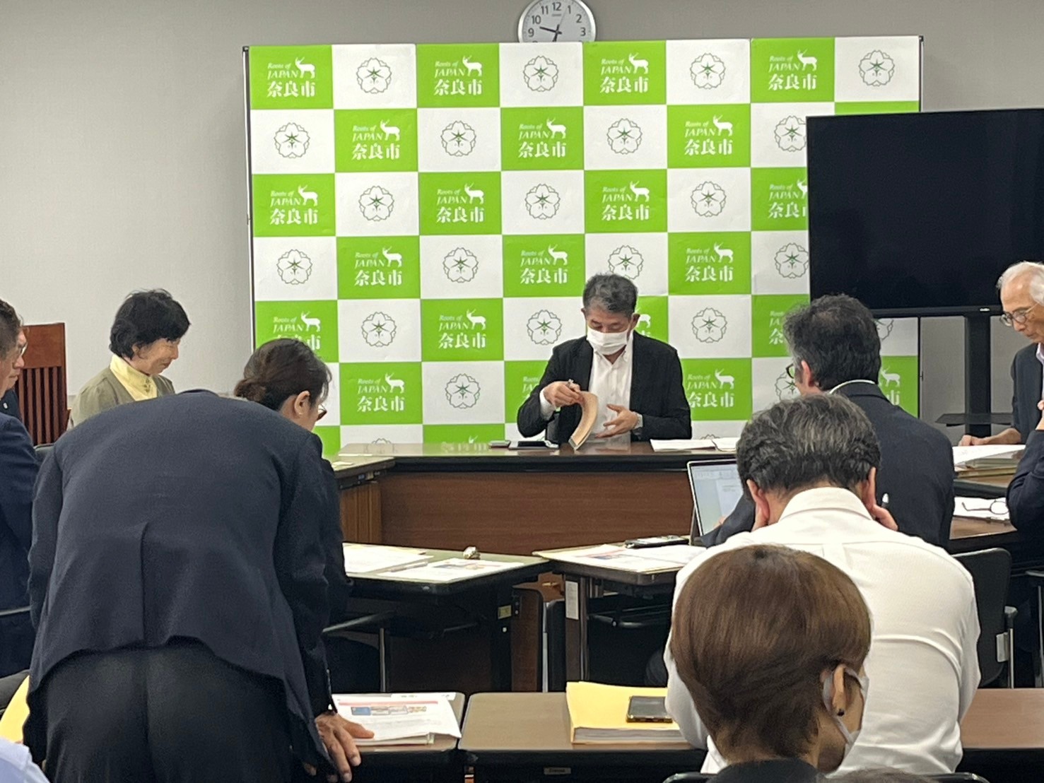 奈良市地区社会福祉協議会会長会との懇談会