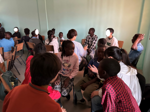 スラムの学校で授業交換