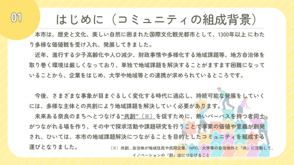コミュニティ組成背景スライド