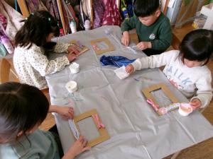 5歳児さんへのプレゼントづくり