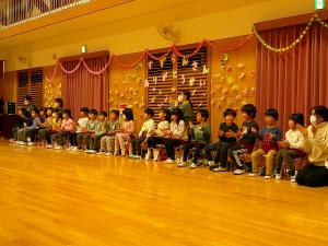 5歳児さんが会場に来てくれました