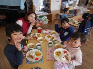 みんなで楽しく食べたよ