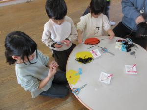 5歳児節分の様子