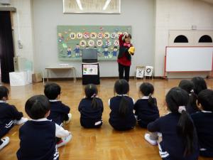 佐保幼　園児お別れ会