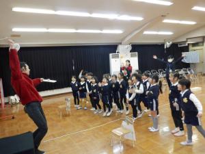 佐保幼　園児お別れ会2