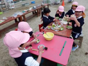 佐保幼　いちご組レストラン　最終日
