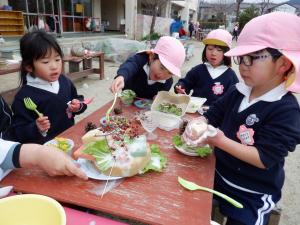 佐保幼　いちご組レストラン　最終日2