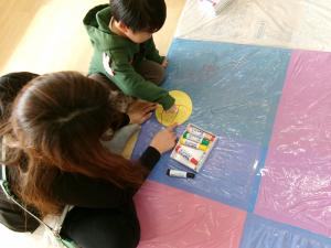 １歳児　凧の絵