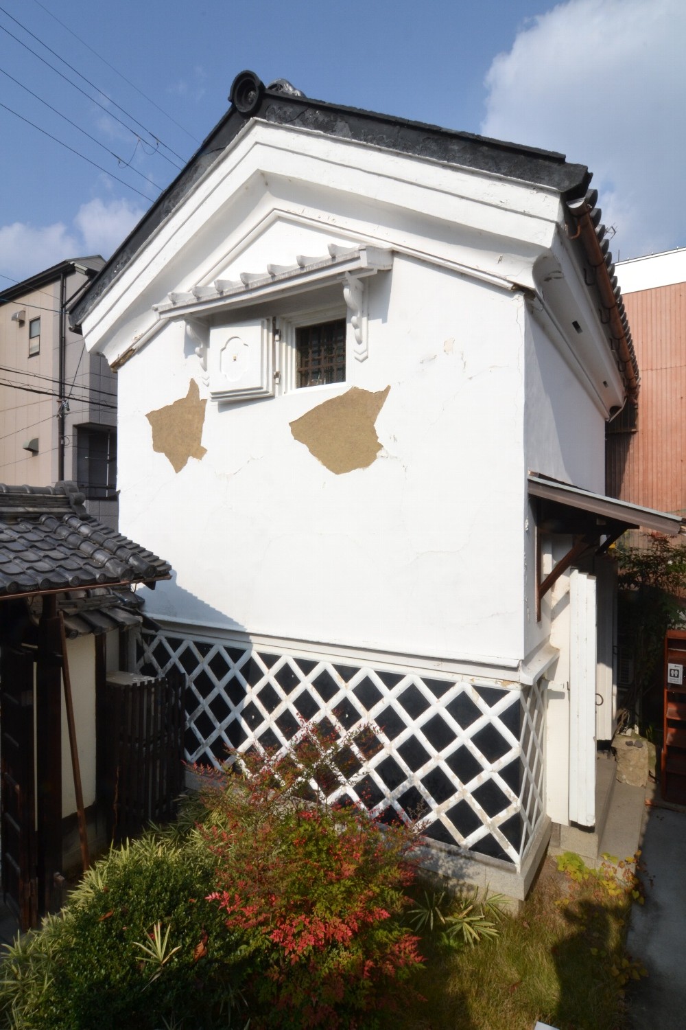旧布江田家住宅（はる家ならまち）蔵の外観
