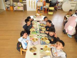 美味しかったね　給食