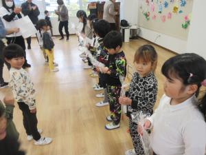 ３歳児からのプレゼント