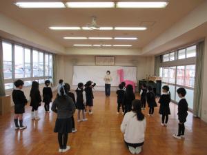 3学期始業式に参加したよ