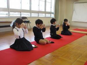 5歳児もお茶を点てました