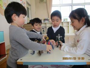 うさぎ組との交流です