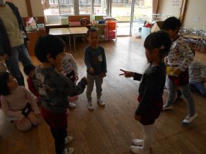 5歳児グループ決めの様子