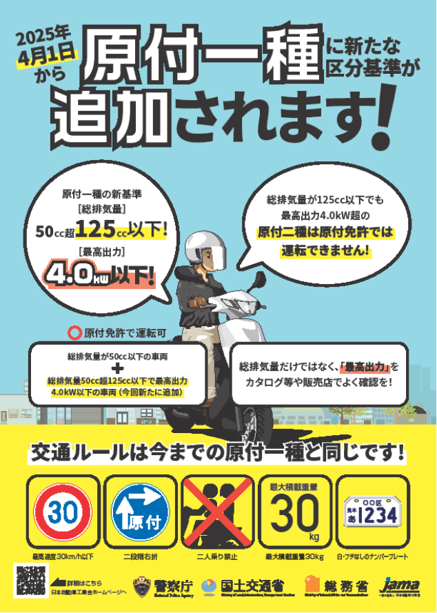 （参考送付）新基準原付_広報用ポスター