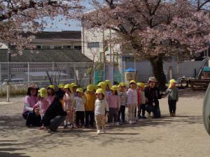 3歳児の子ども達が集まりました
