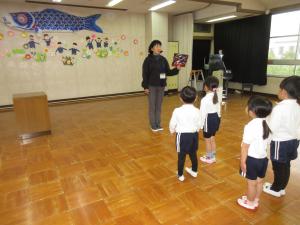 佐保幼　こいのぼり集会2