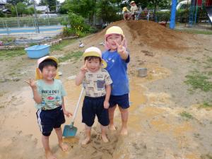 佐保幼　火山遊び2