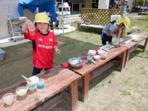 佐保幼　ほし組カフェ5月