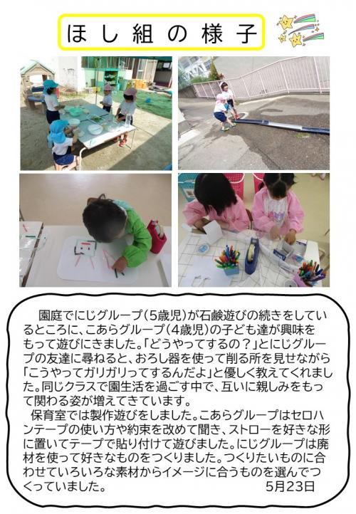 ほし組の様子