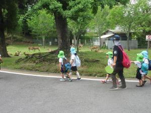 奈良公園に着きました