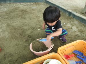 ひよこ組砂場遊び2