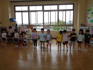 2組　楽器演奏を見せる