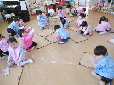 画板も磨いてるよ！
