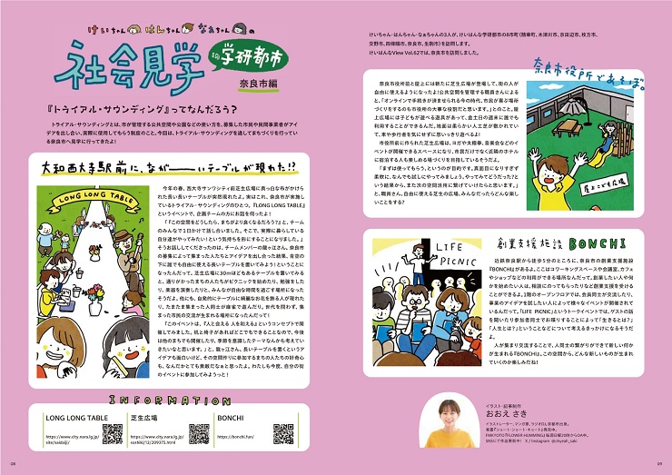 けいちゃん・はんちゃん・なあちゃん社会見学奈良市編
