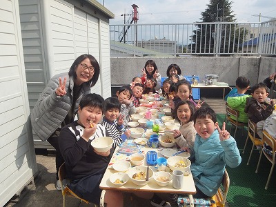 14日　美味しい給食をありがとうございました！ ！（5歳児）の画像1