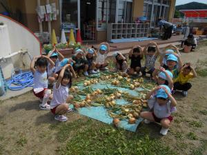 5歳児タマネギポーズ