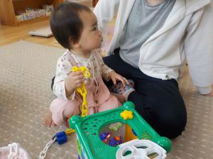 遊んでいるよ