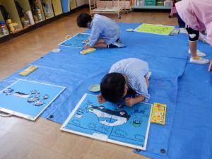 佐保幼　絵画パトカー