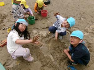 泥遊び5歳
