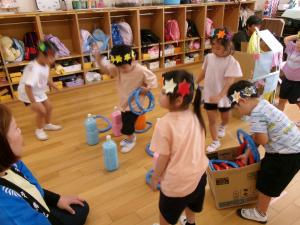 3歳　輪投げ