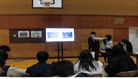 探求学習発表会の様子