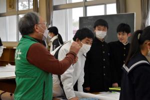 防災教育事業の様子